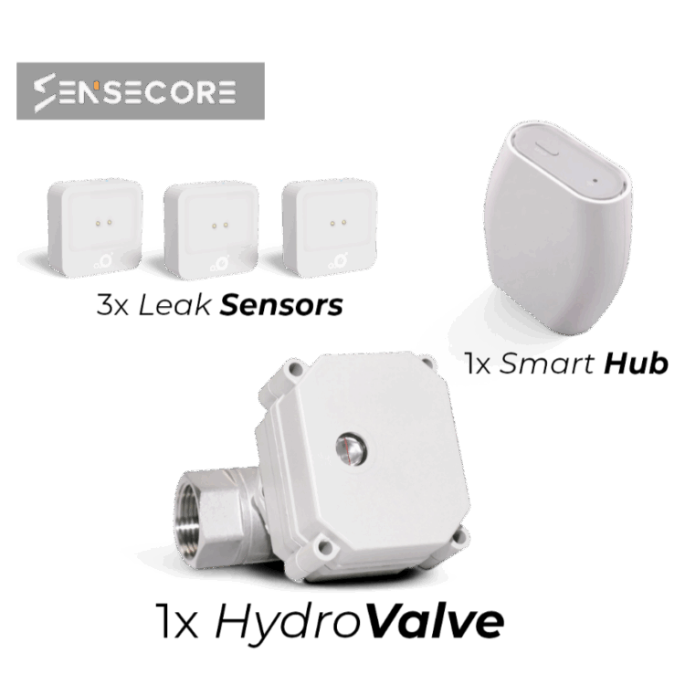 SenseCore's Leak Detection & Automatic Water Shut-Off System